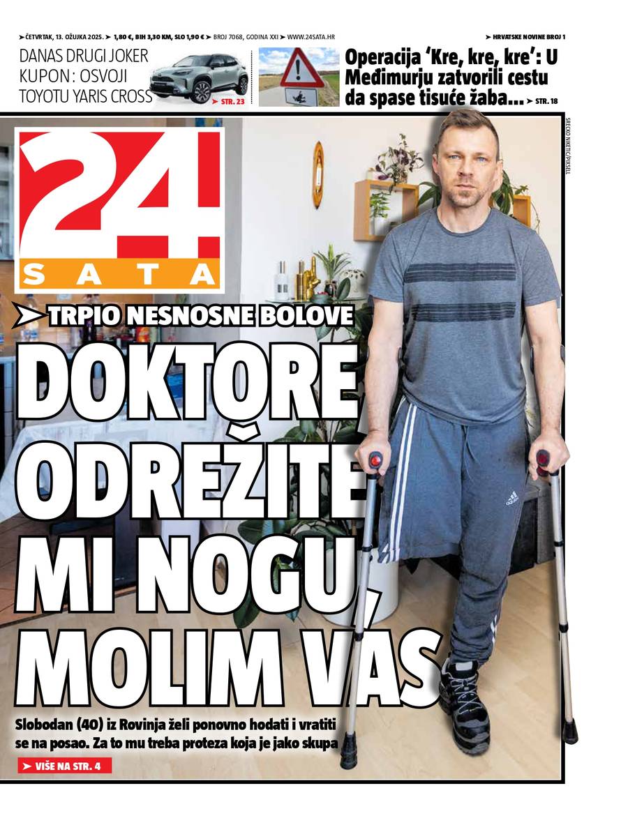 Molio je liječnika da mu odrežu nogu, a sad s protezom trenira, vozi bicikl: 'Nezaustavljiv sam'
