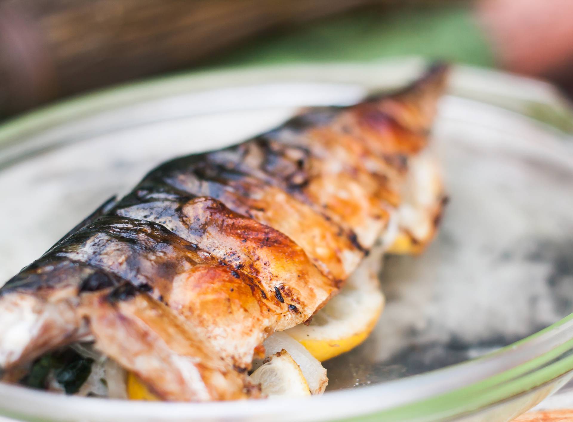 fish with lemon Grilled