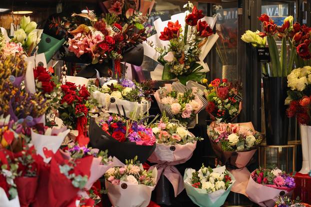 Zagreb: Bogat izbor cvijeća i cvjetnih aranžmana povodom Valentinova