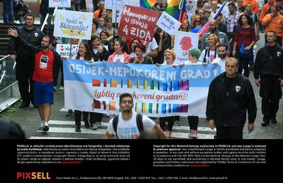 Osijek: Održan je prvi Pride, sve je prošlo bez incidenata