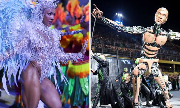 FOTO Mrdaj tim senzorima, tresi sklopove: Na karnevalu u Riju uz tange i plesačice - roboti!