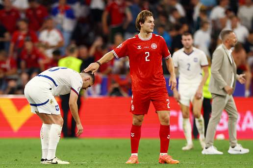 Danska - Srbija 0-0: Orlovi lete kući, Danci su ispred Slovenaca zbog manjeg broja kartona