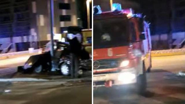 Auto sletio s ceste u Splitu, vozač završio u bolnici