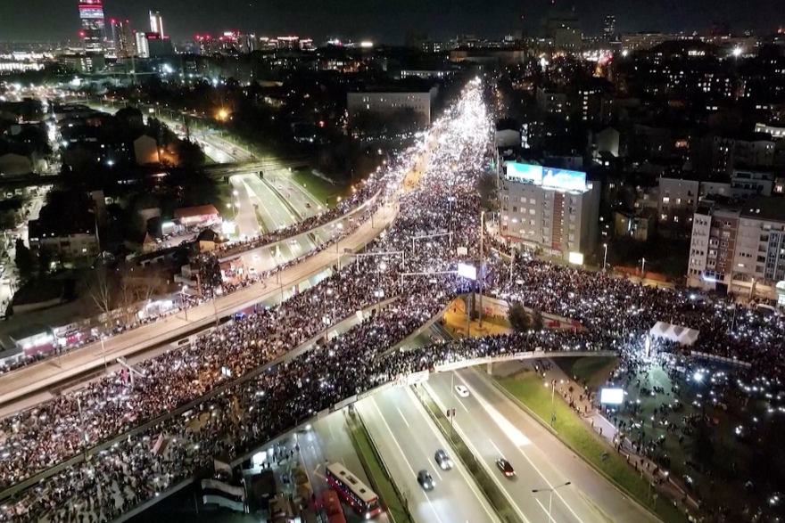 Beograd: Studentska blokada Autokomande