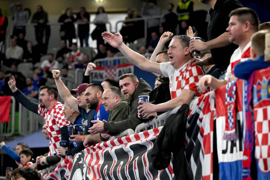 Susret Hrvatske i Španjolske u polufinalu Europskog prvenstva u futsalu