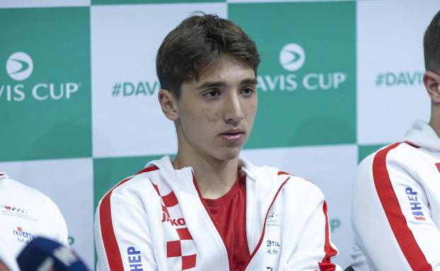 Osijek: Konferencija za medije hrvatske Davis Cup reprezentacije