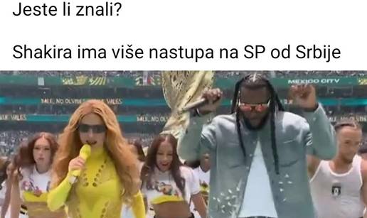 FOTO Najbolje fore s otvaranja SP-a: Shakira ima vi&scaron;e nastupa od Srbije, a &Ccaron;esi su zaglavili