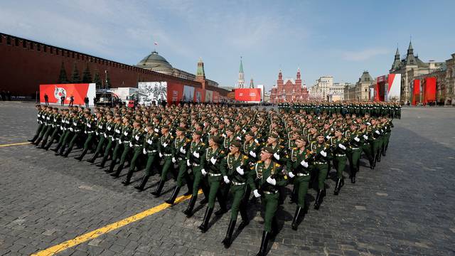 Rehearsal for Victory Day Parade in Moscow