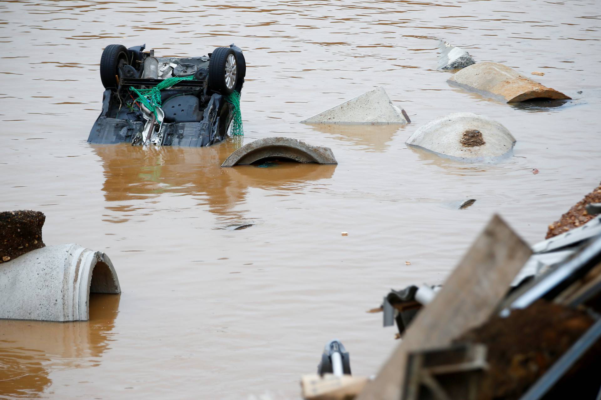 FILE PHOTO: Aftermath of heavy rainfalls in Germany