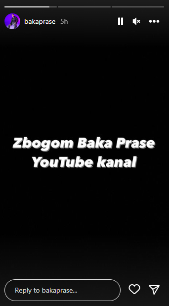 Srpski youtuber Baka Prase se oglasio nakon što su mu ugasili kanal: Ne može jadnije od toga