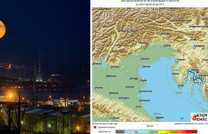 Još jedan potres kod Rijeke: 'Treslo se tri puta u pola sata'