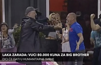 Još će više piti i ljubiti: Vuco u Big Brotheru utržio 80.000 kn