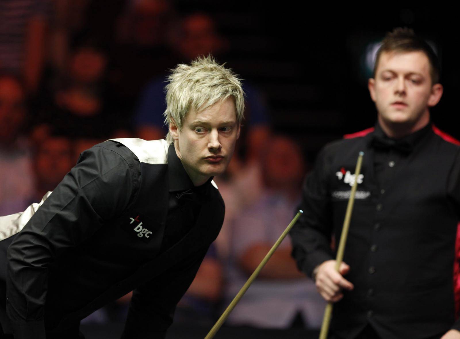 LONDON-SNOOKER-MASTERS-MARK ALLEN VS NEIL ROBERTSON