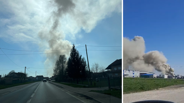 VIDEO 24sata uživo na mjestu požara odlagališta kod Dugog Sela: 'Užasno smrdi. Dim se širi'