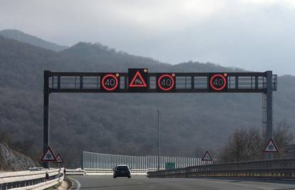 Zatvorena dionica A1 između čvorova Sveti rok i Maslenica