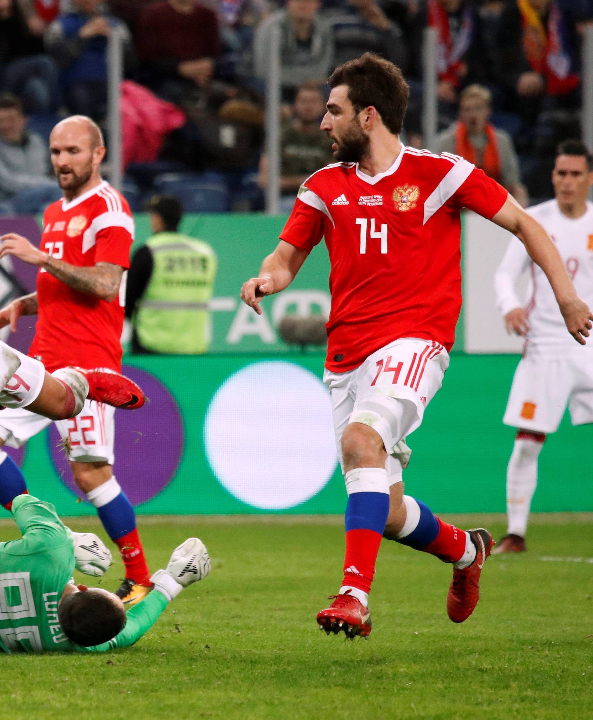 International Friendly - Russia vs Spain