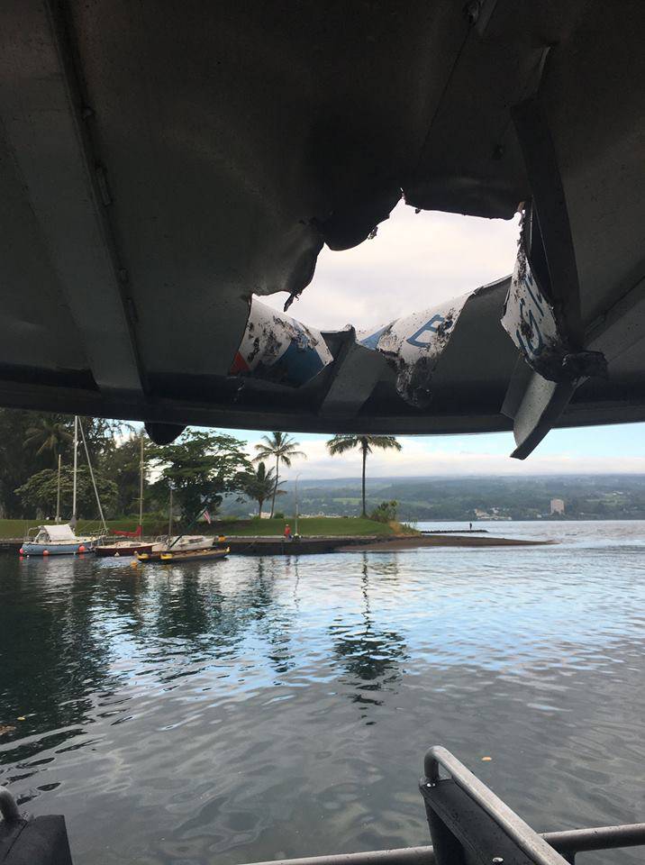 'Bomba' od lave pogodila brod! Ozlijeđeno 23 ljudi na Havajima