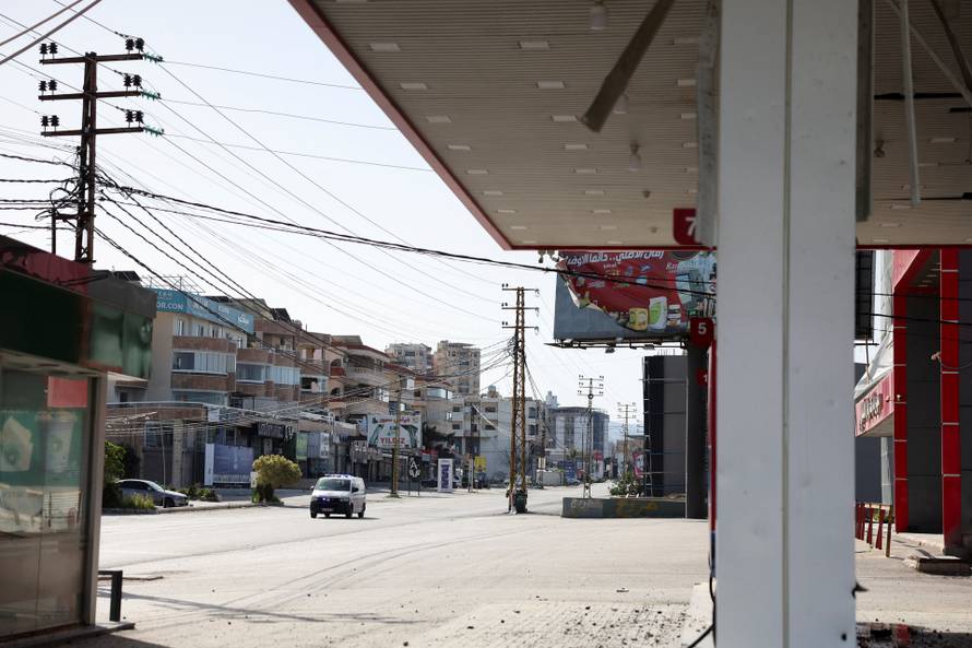 Aftermath of an strike in Tyre