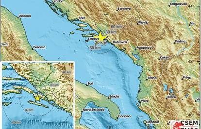 Potres jačine 3,7 po Richteru razbudio jug Dalmacije: 'U Metkoviću je dobro treslo'