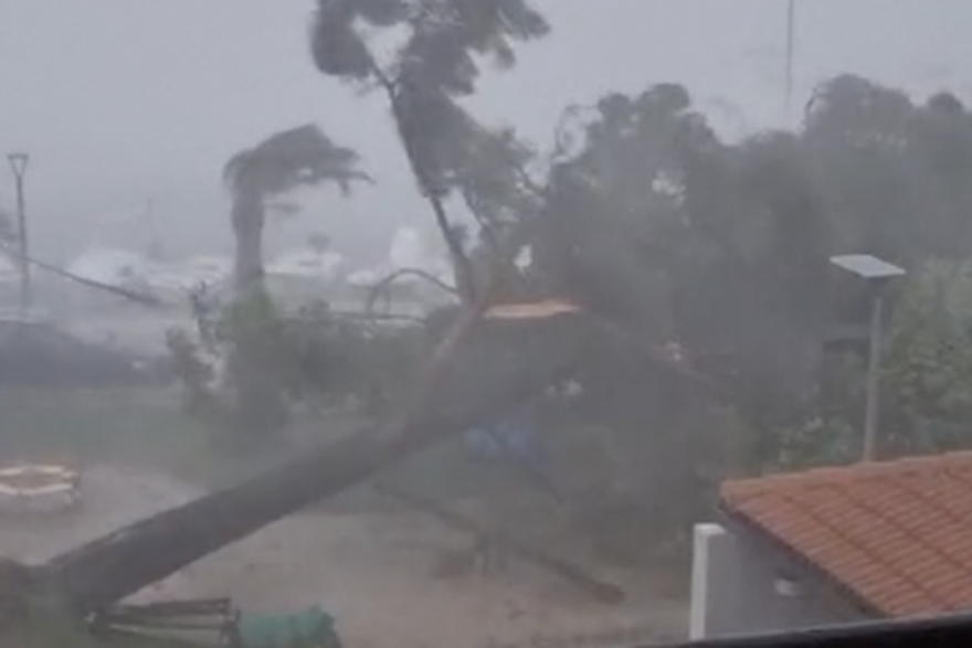 Nevrijeme na Korčuli