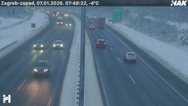 FOTO Autoceste diljem Hrvatske zametene snijegom, pogledajte