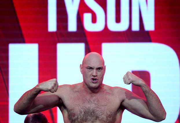Tyson Fury v Arslanbek Makhmudov - Weigh In - The Pelligon