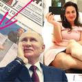 'Namazala se uljem. Ni čarape nije navukla': Tko je voditeljica koja je nogama zbunila Putina?