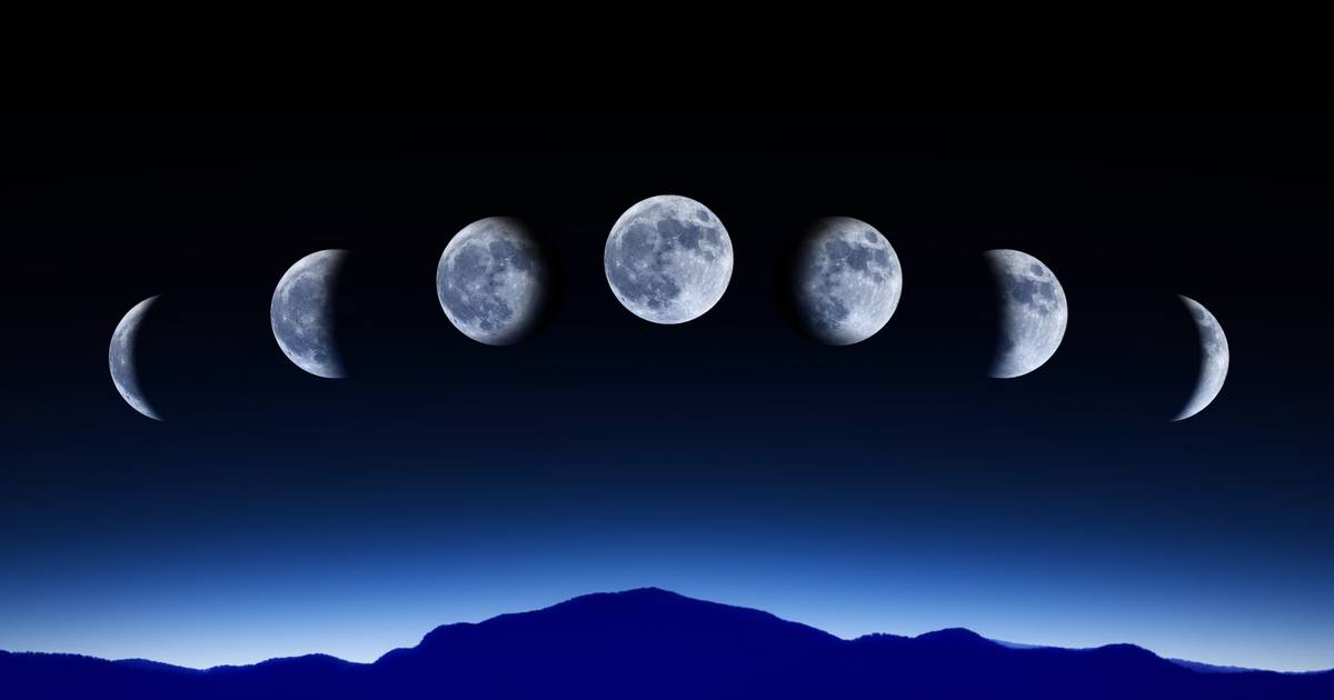 Первый день новолуния. Луна. Фазы Луны. Шестые лунные сутки. Лунный месяц.