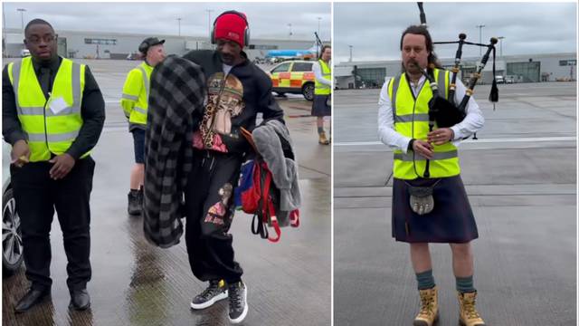 Snoop Dogg sletio u Škotsku, a pogledajte kakav su mu doček pripremili na aerodromu...