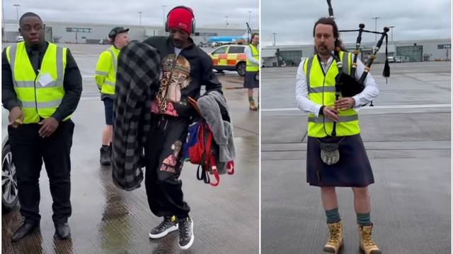 Snoop Dogg sletio u Škotsku, a pogledajte kakav su mu doček pripremili na aerodromu...