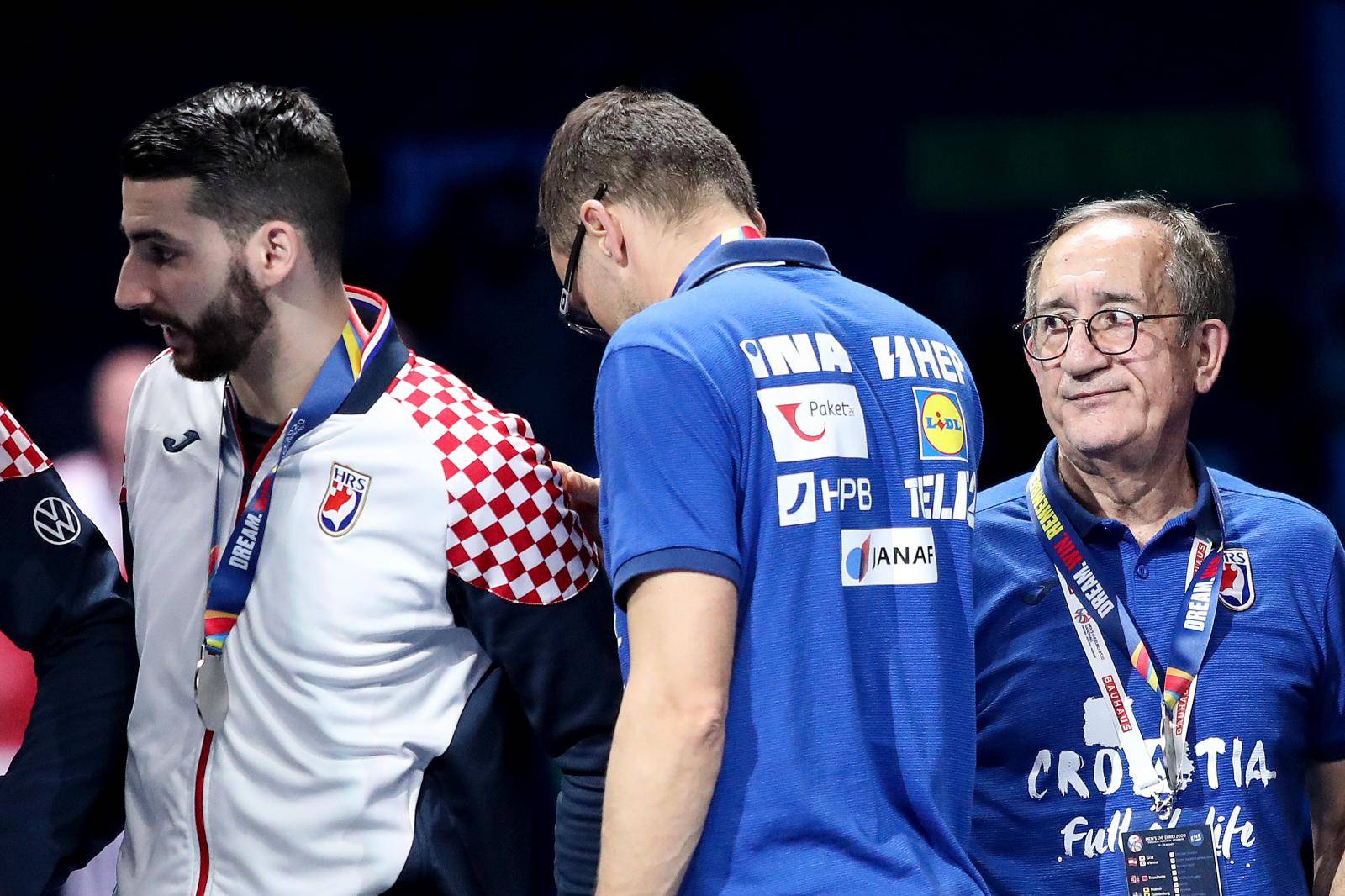 Stockholm: Rukometaši Hrvatske nakon borbe u finalu okrunjeni srebrnim medaljama