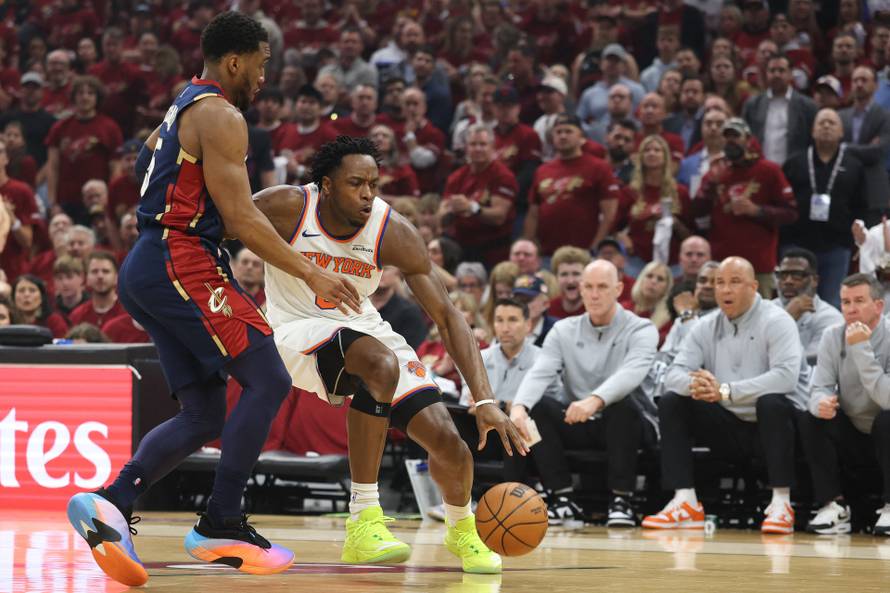 NBA: Playoffs-New York Knicks at Cleveland Cavaliers