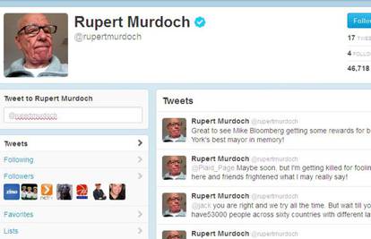 Samo se reklamira? Profil na Twitteru otvorio i R. Murdoch