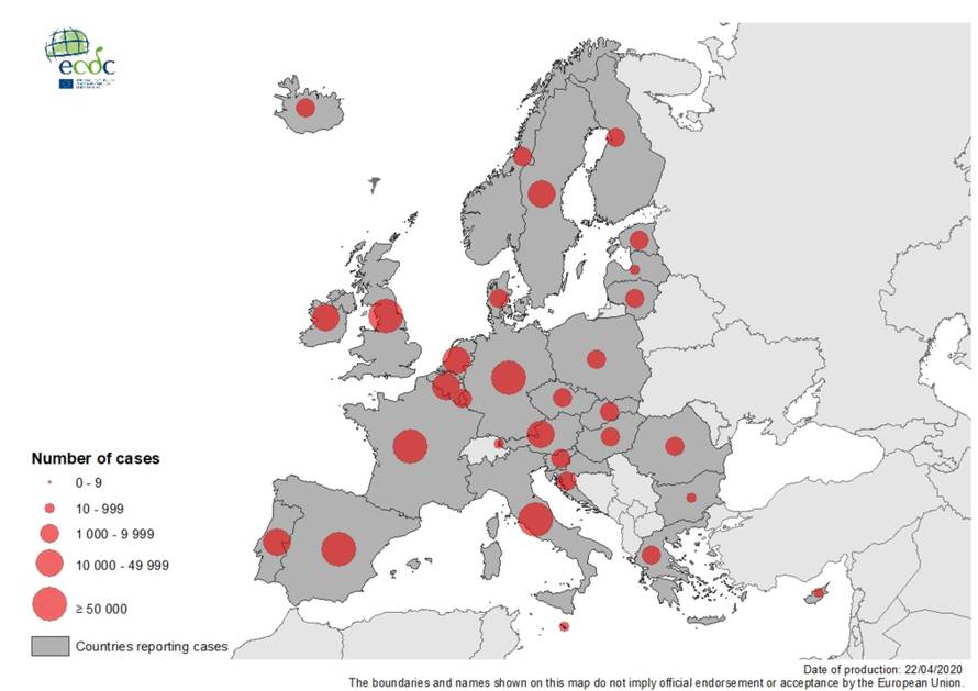 Popuštanje mjera protiv korona virusa po zemljama Europe