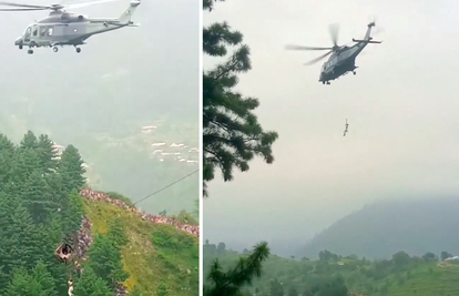 Pakistanska vojska spasila je  dvoje djece iz žičare na 274 m