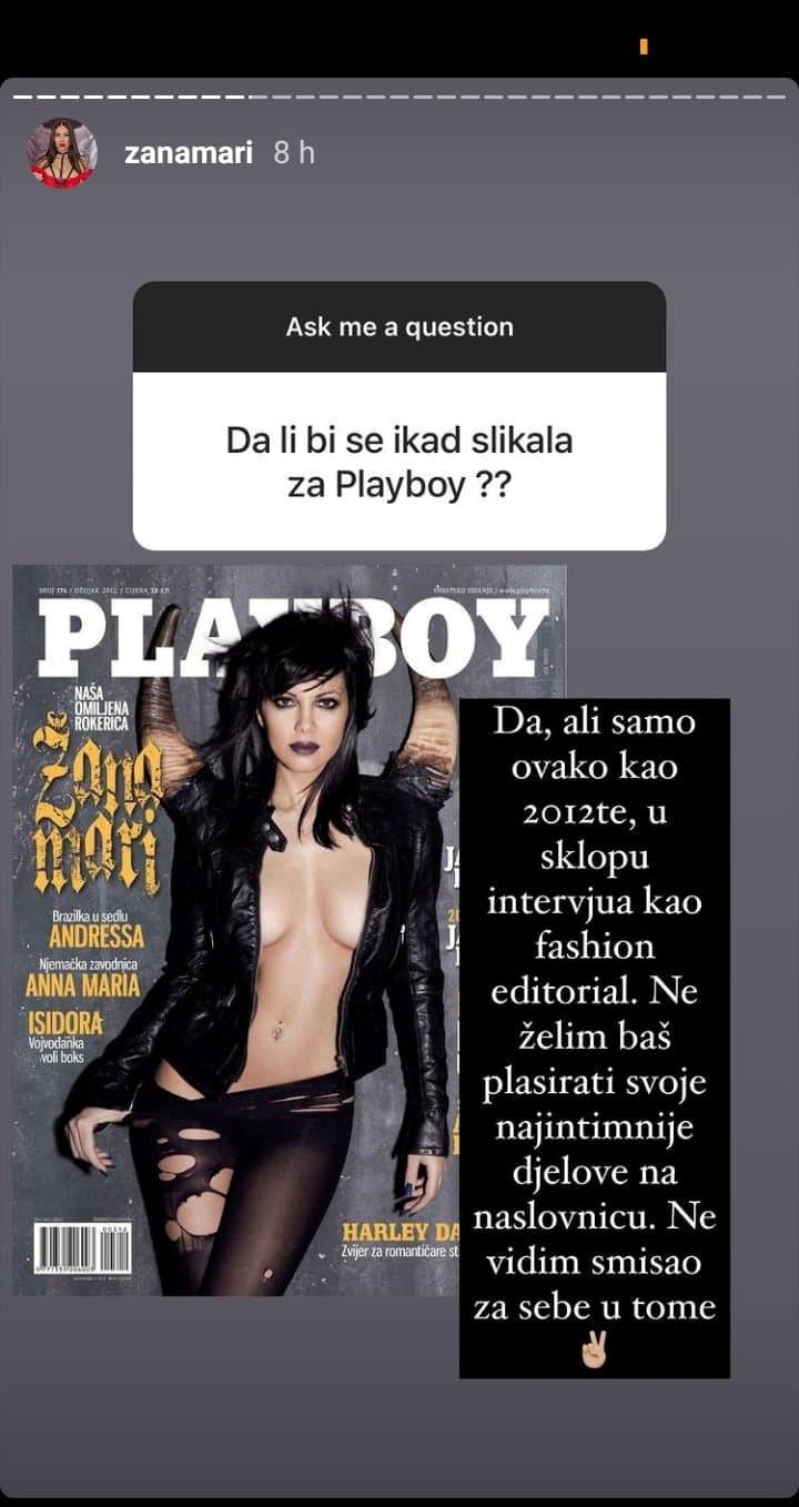 Žanamari: Opet bih se slikala za Playboy, ali ne intimne dijelove