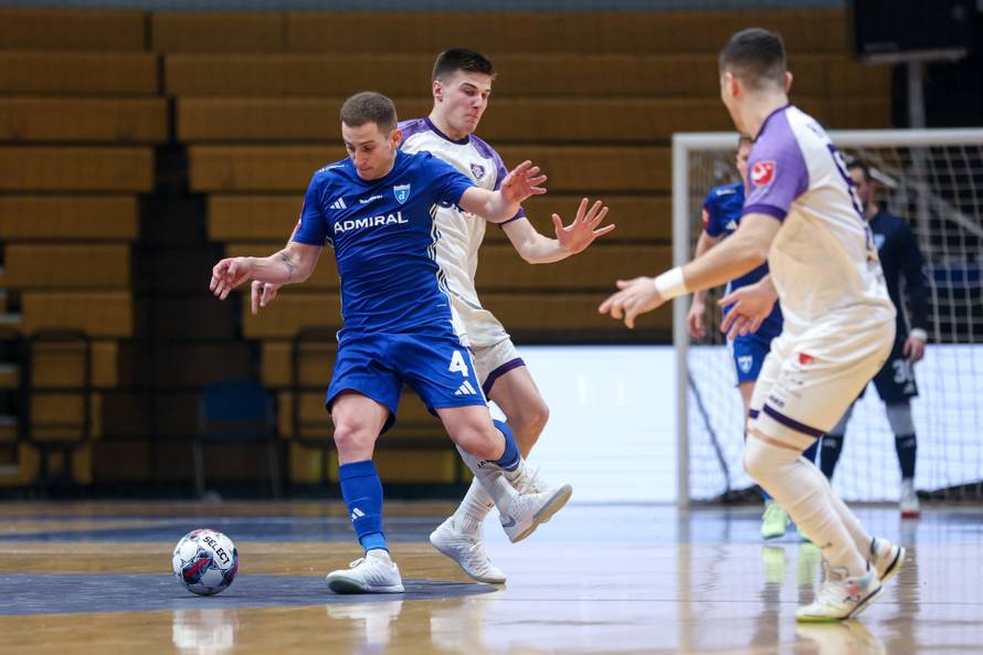 Zagreb: Susret polufinala Hrvatskog malonogometnog kupa između Futsal Dinama i MNK Novo Vrijeme