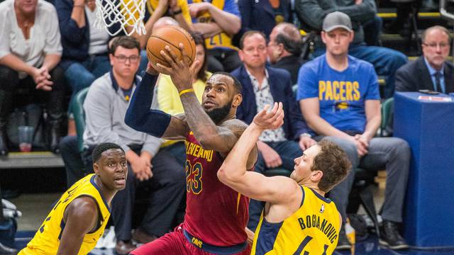 NBA: Playoffs-Cleveland Cavaliers at Indiana Pacers