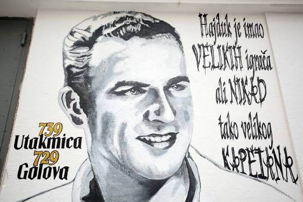 Split: Otkriven mural Frani MatoÅ¡iÄu, igraÄu i kapetanu Hajduka