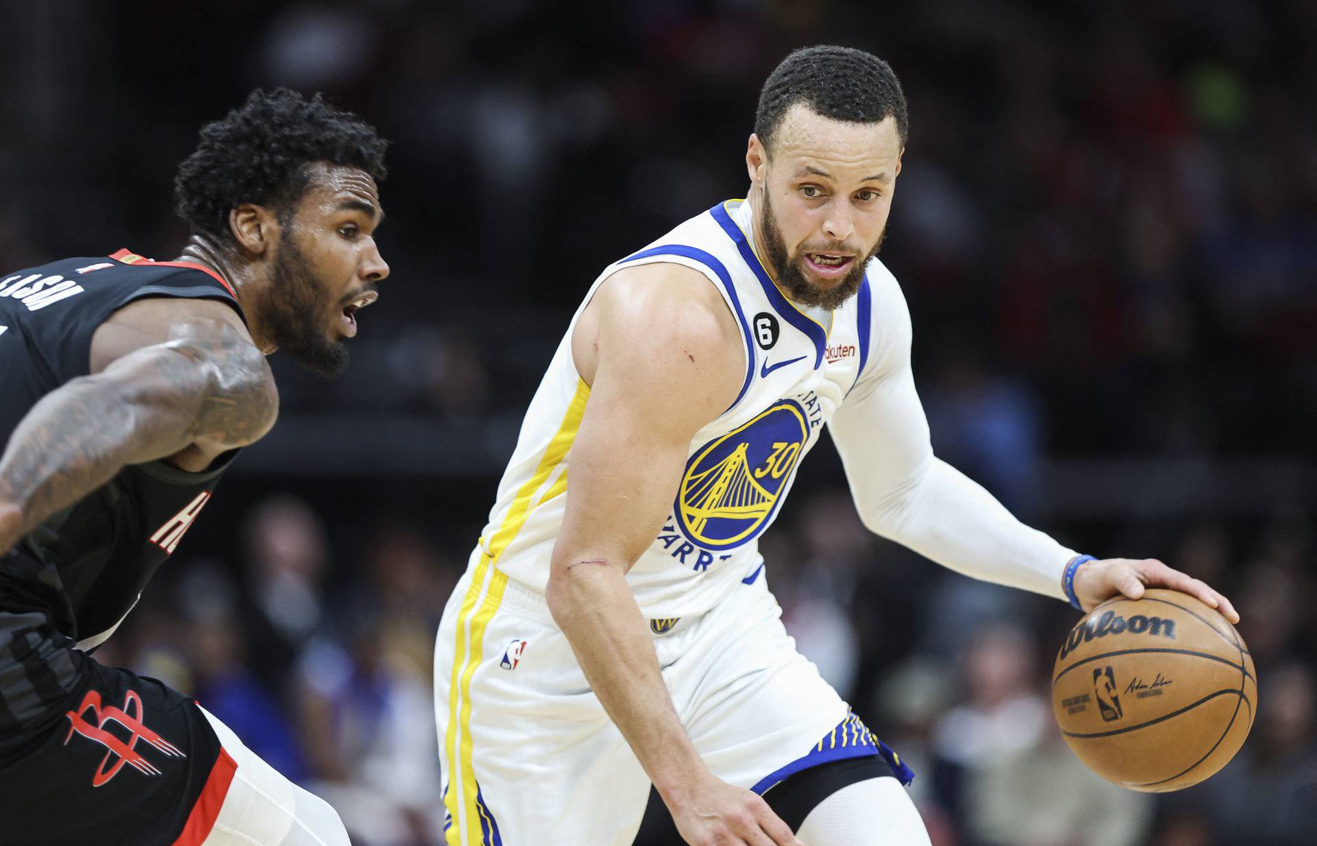 NBA: Golden State Warriors at Houston Rockets