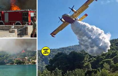 Dramatične snimke borbe s požarom na Šolti: 'Obranili su kuće iz zraka, nevjerojatno je!'