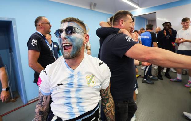 Igrači Rijeke slave osvajanje prvenstva Hrvatske