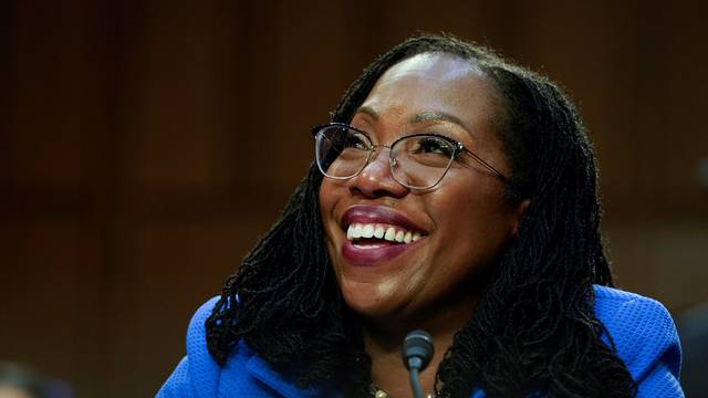 FILE PHOTO: U.S. Senate Judiciary Committee holds hearing on Judge Ketanji Brown Jackson's nomination to the Supreme Court on Capitol Hill in Washington