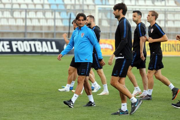 Rijeka: Hrvatska reprezentacija odradila trening na Rujevici
