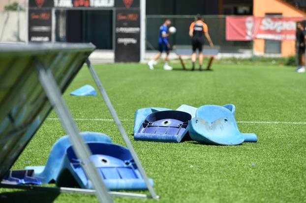 Šibenik: Stadion Šubi?evac dan poslije utakmice  HNK Šibenik - HNK Hajduk