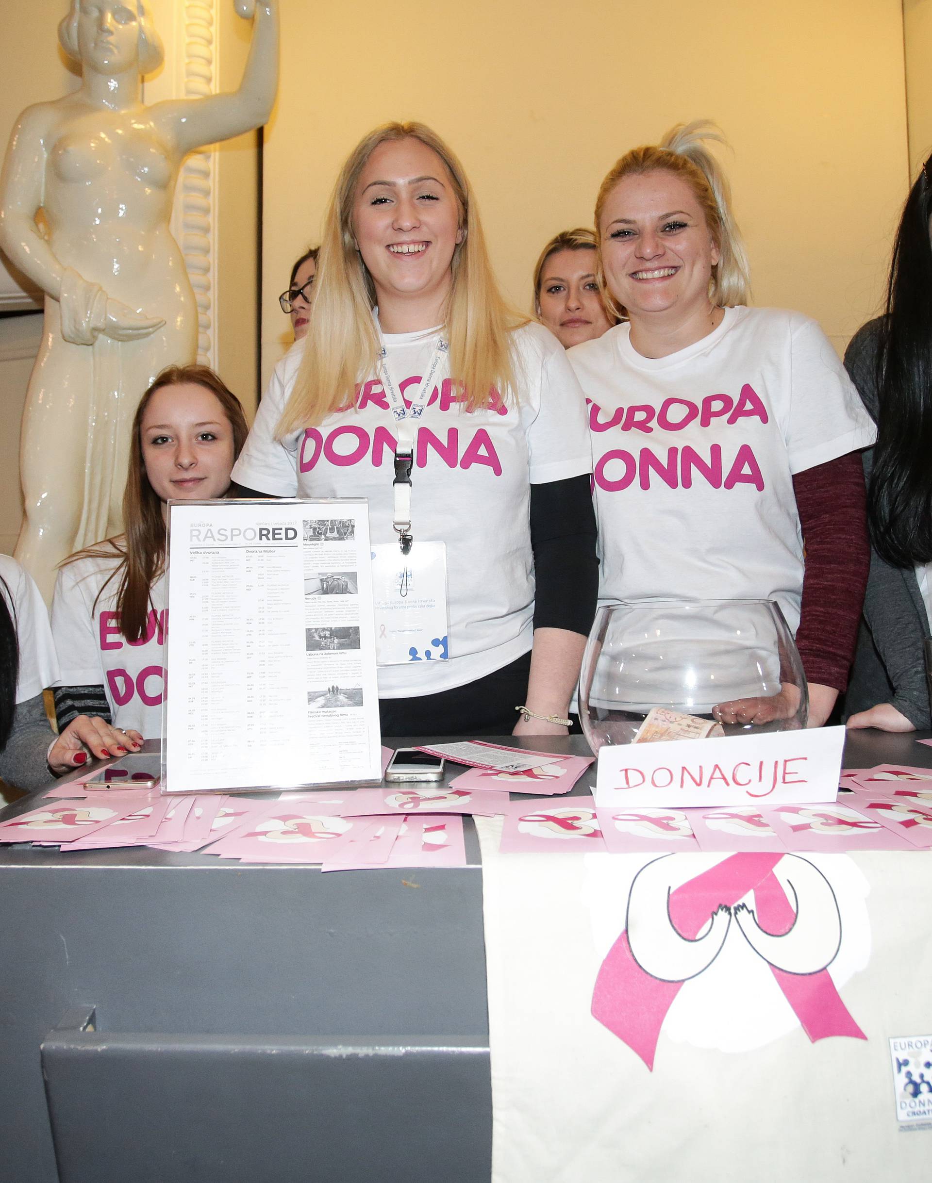Organizirana kampanja borbe protiv raka dojke u Zagrebu