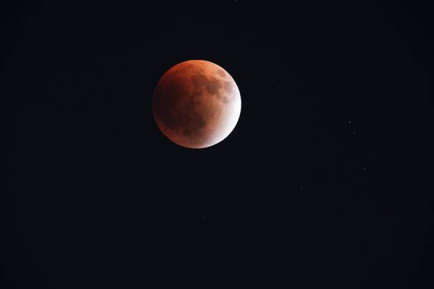 Total lunar eclipse in Jerusalem