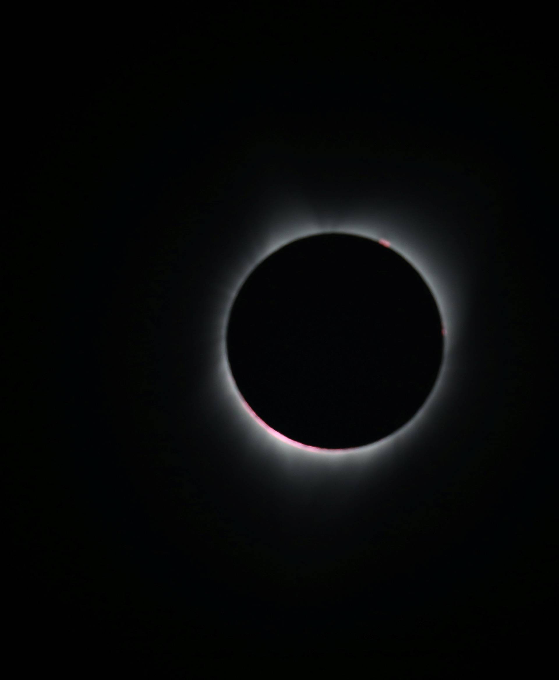 Solar Eclipse from Depoe Bay, Oregon