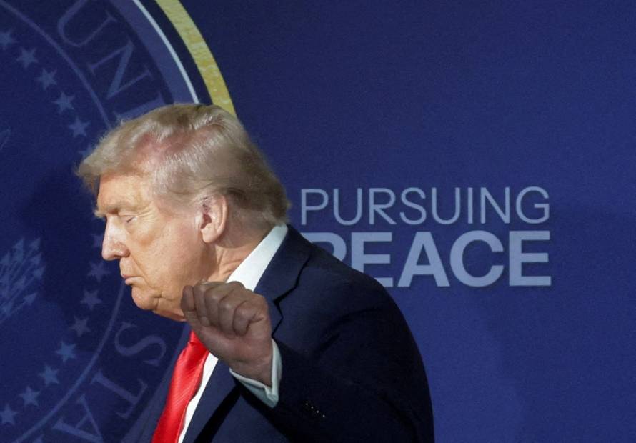 U.S. President Trump meets with Russian President Putin in Alaska