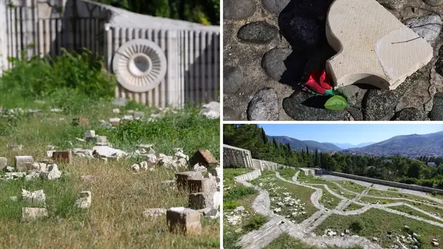 Razbijači partizanskoga groblja u Mostaru razbili su i budućnost